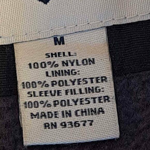 St. John's Bay Men's Jacket Coat Black Water Resistant Mock Neck Zipper Lined M - Picture 7 of 8